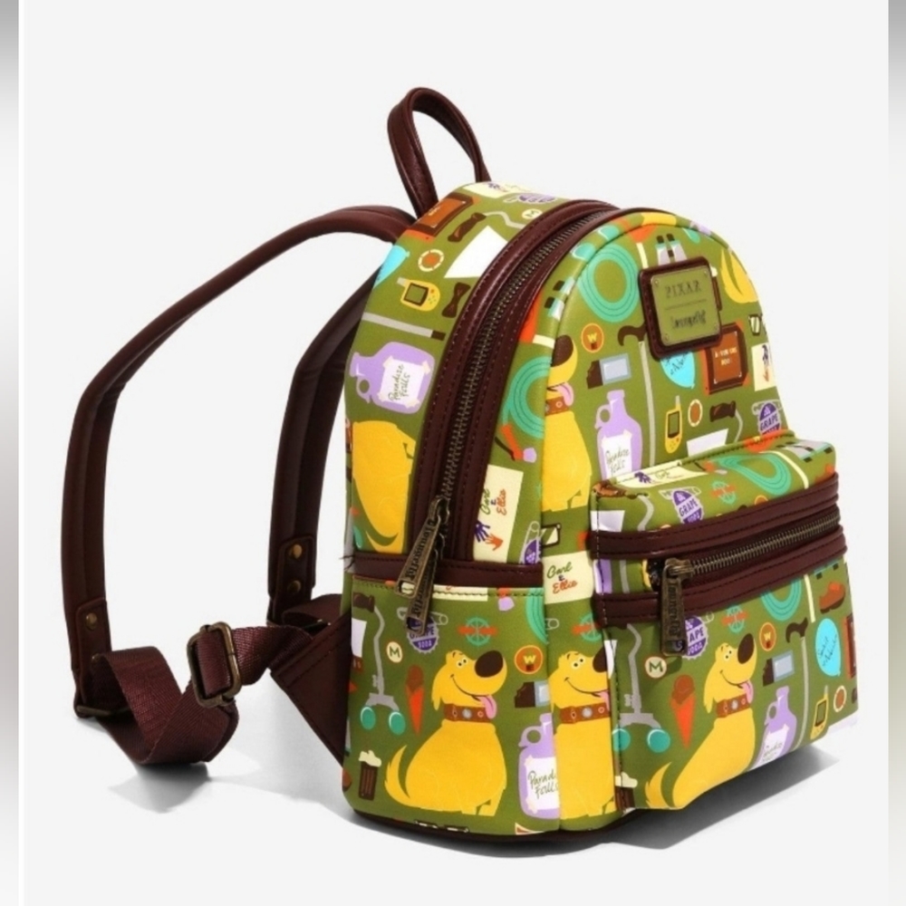 🎉❗️SALE❗️🎉 Loungefly Disney Pixar Up Dug & Knick-Knacks Mini Backpack - Picture 2 of 5